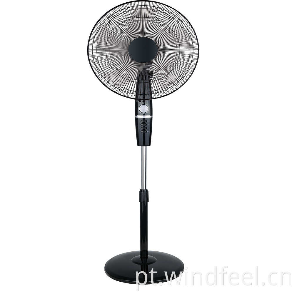 Ventiladores de pedestal oscilante com motor Cooper de 220v para uso doméstico uso doméstico com ventilador de suporte de 16 polegadas